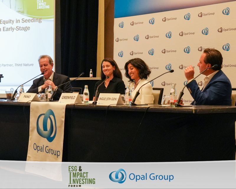 Rini speaking on panel at Opal Group conference