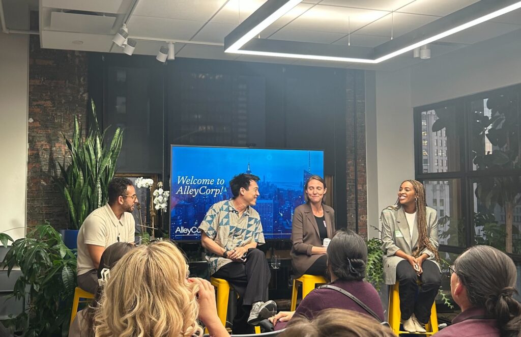 Bridget on the "If Not College, Then What? 21st-Century Pathways to Meaningful Work" panel at EDTECH WEEK