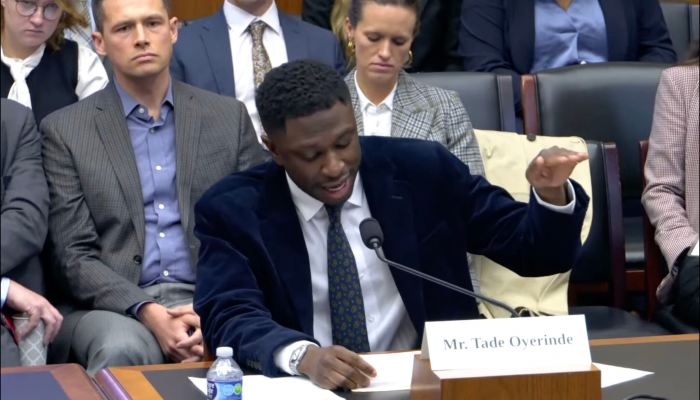 Tade Congressional Hearing